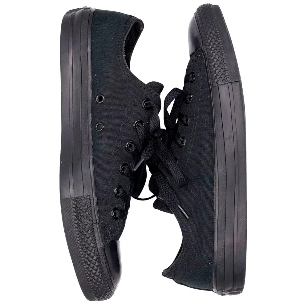 Converse Chuck Taylor All Star Low Top Black Monochrome Sneakers M5039 Men 7 W 9 - Picture 6 of 8
